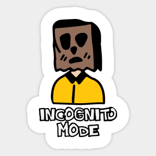 INCOGNITO MODE Sticker